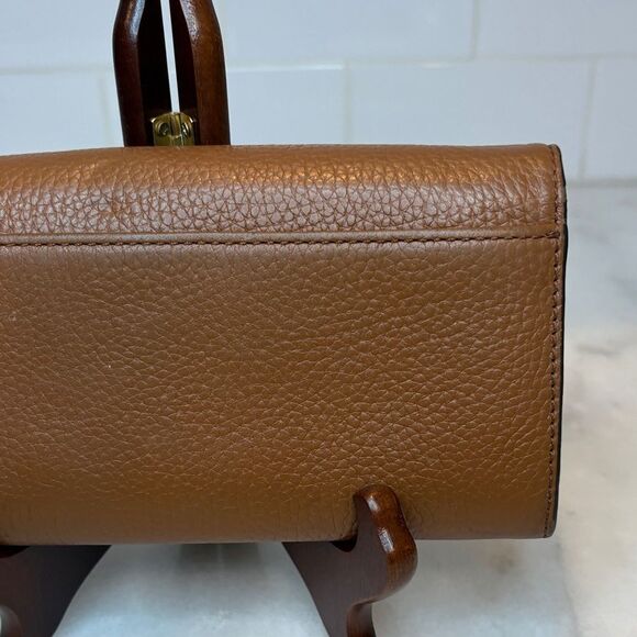 Michael Kors Pebbled Leather Fulton Flap Medallion Wallet - Picture 6 of 16